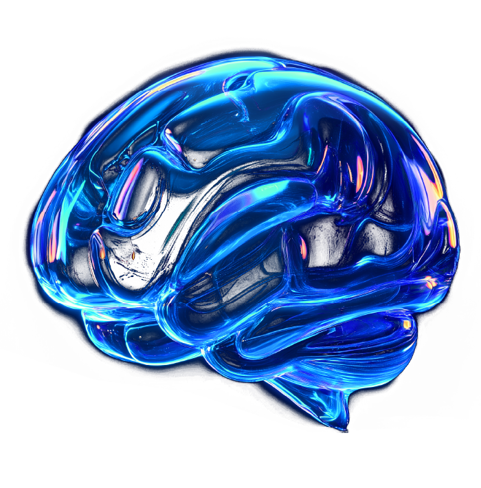 Neon brain decoration